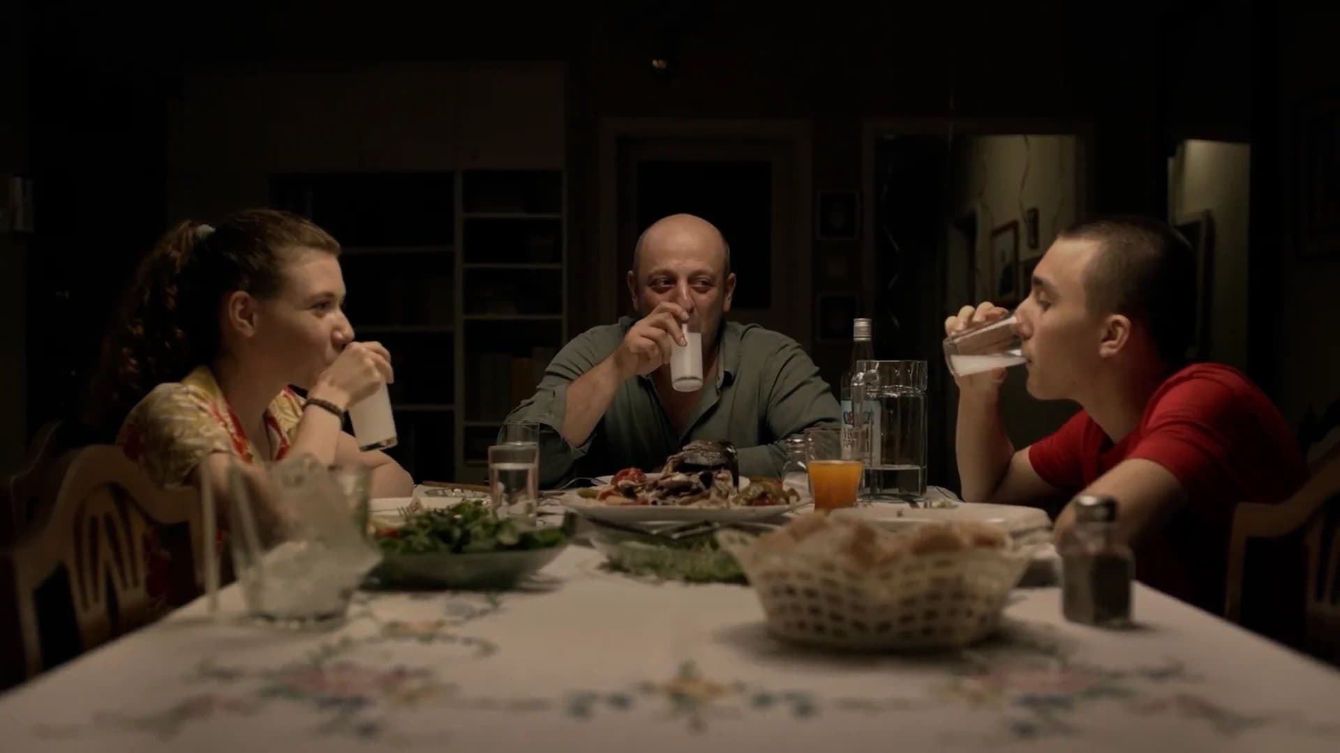 Poster backdrop for Ela and Hilmi with Ali