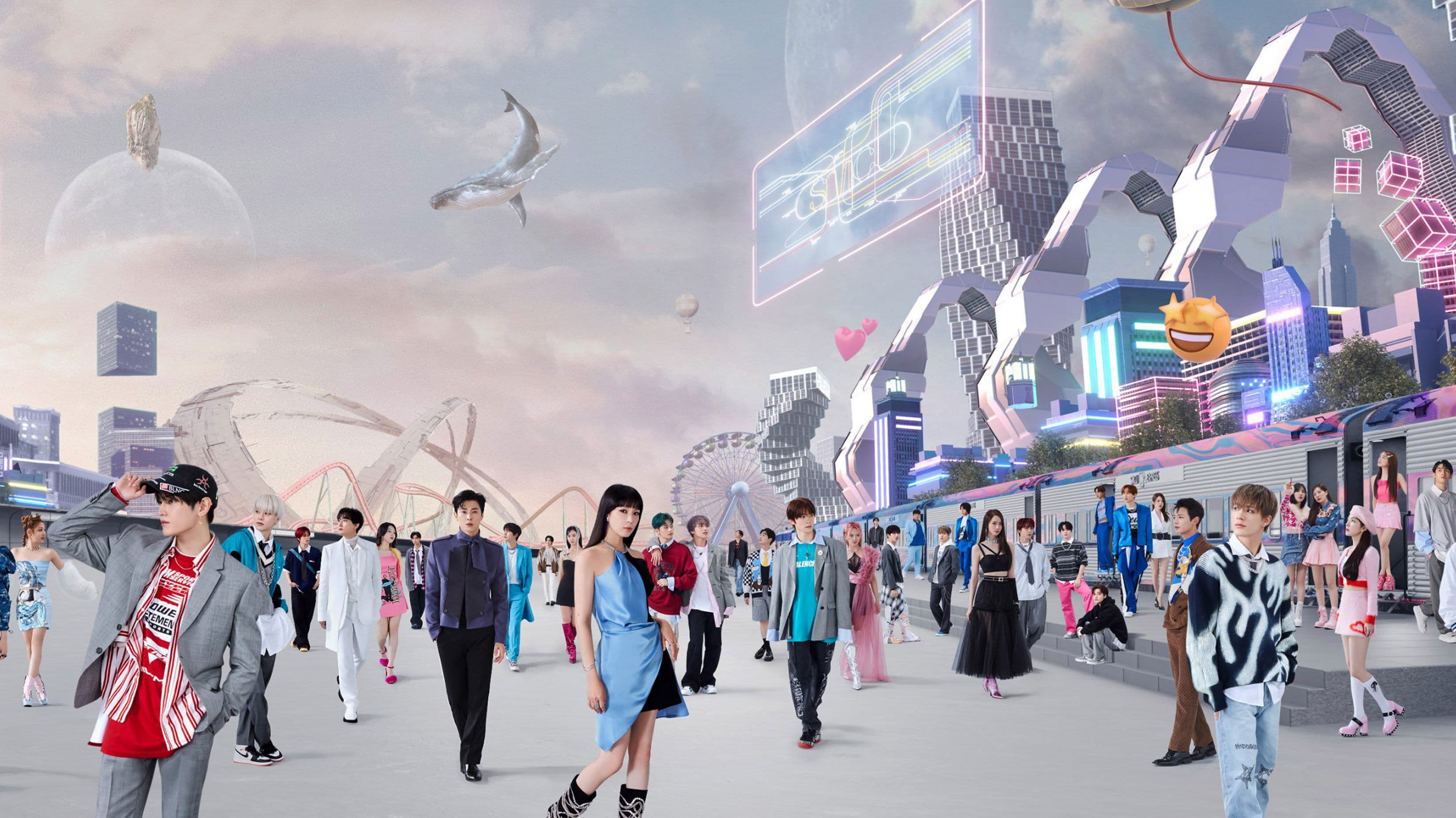 Poster backdrop for SMTOWN Live | 2022: SMCU EXPRESS @ KWANGYA