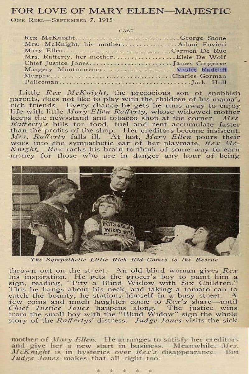 Poster backdrop for For Love of Mary Ellen