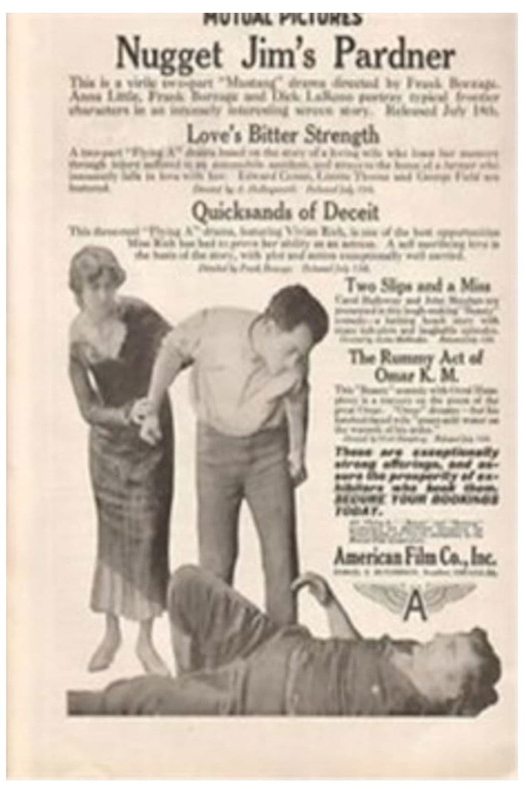 Poster backdrop for Nugget Jim's Pardner