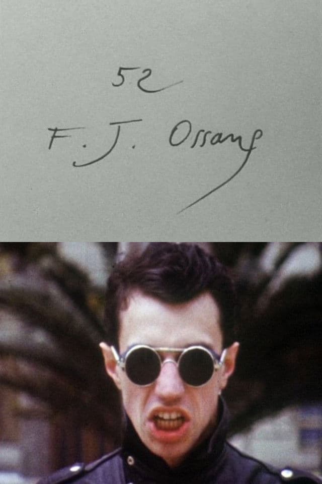 Poster backdrop for Cinématon n°52 : F.J. Ossang