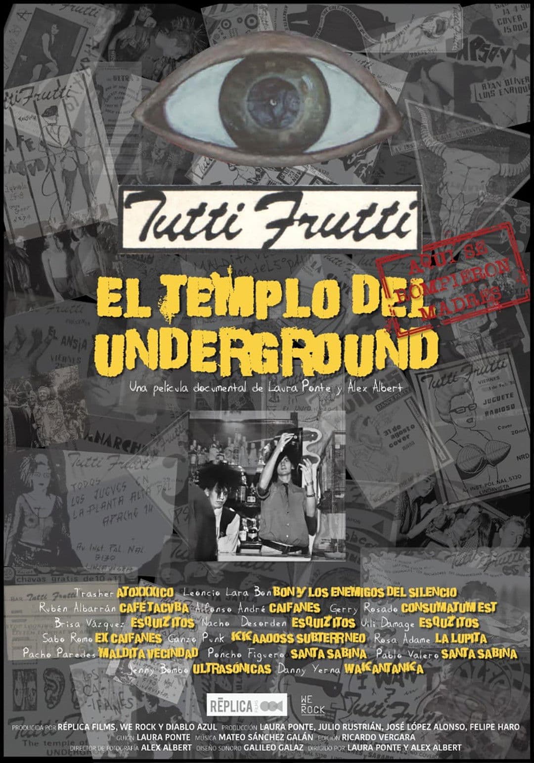 Poster backdrop for Tutti Frutti: The temple of underground