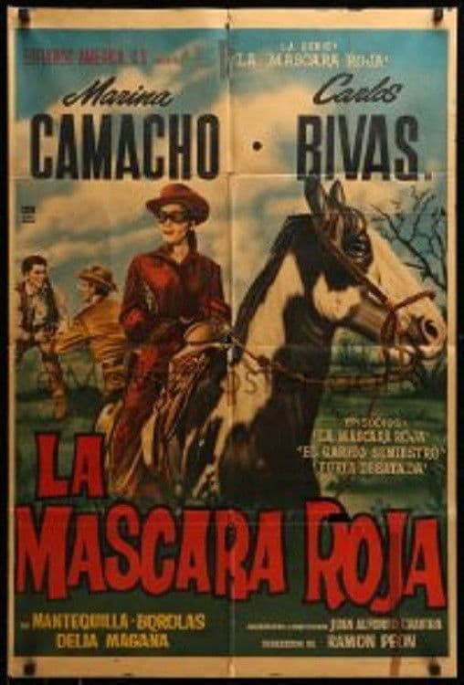 Poster backdrop for La máscara roja