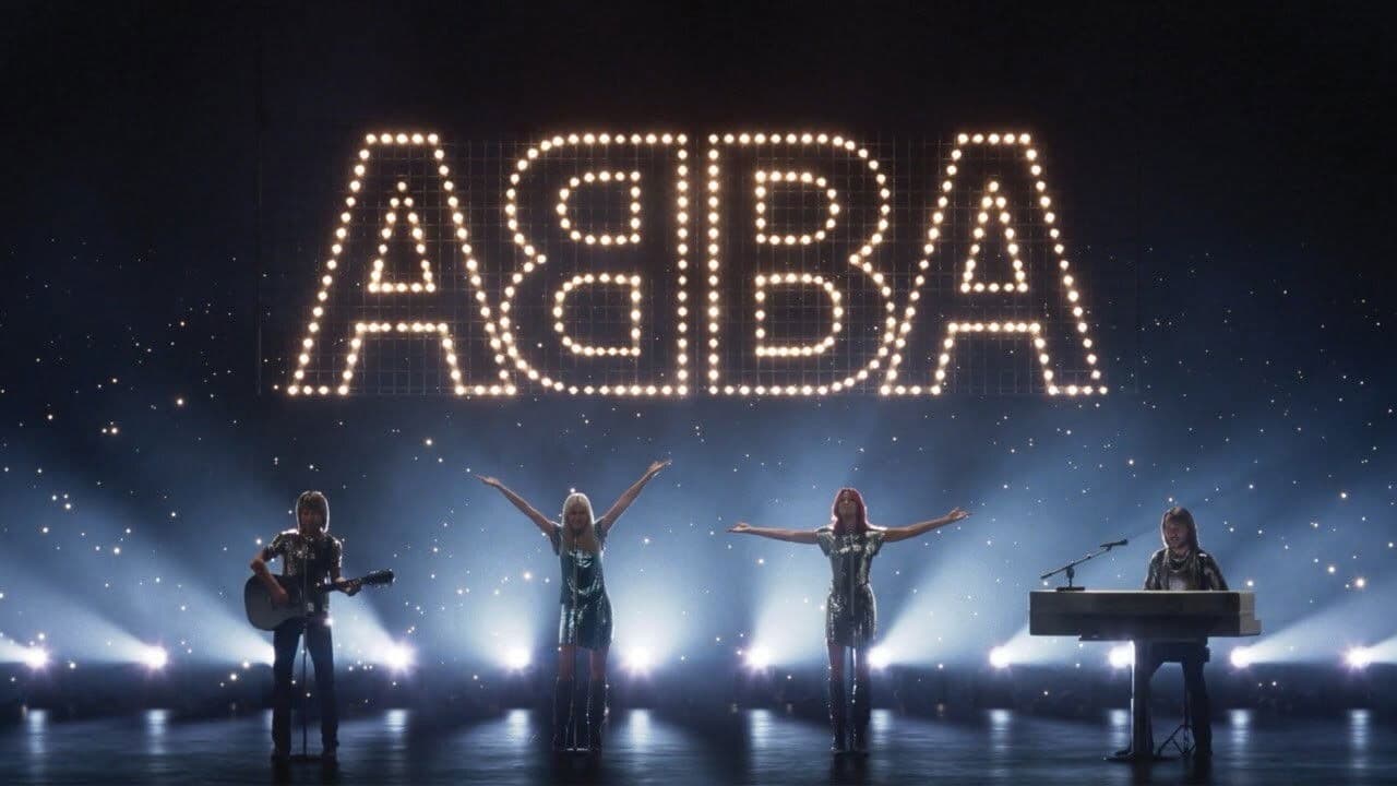 Poster backdrop for ABBA: New Beginnings