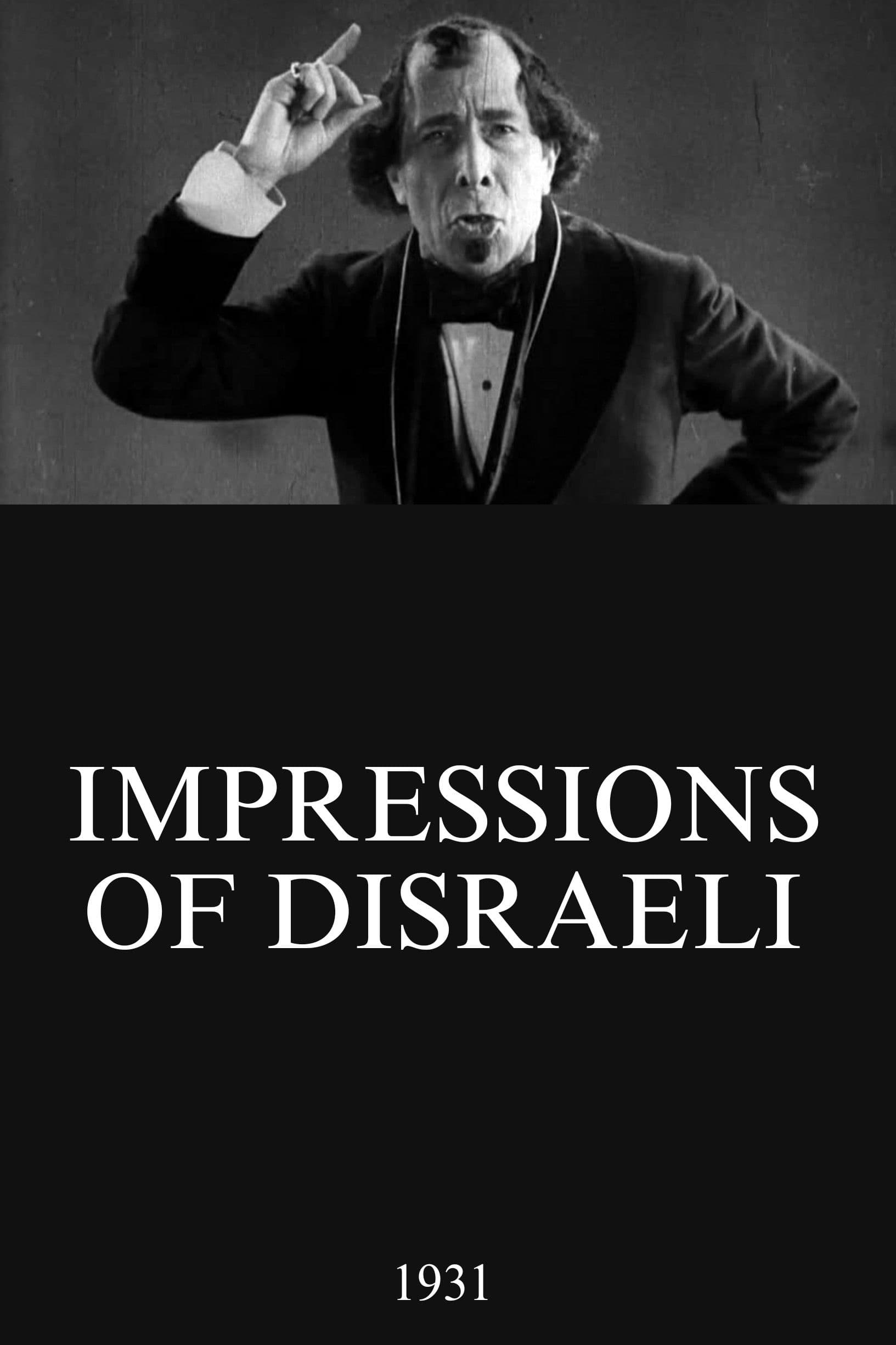 Poster backdrop for Impressions of Disraeli