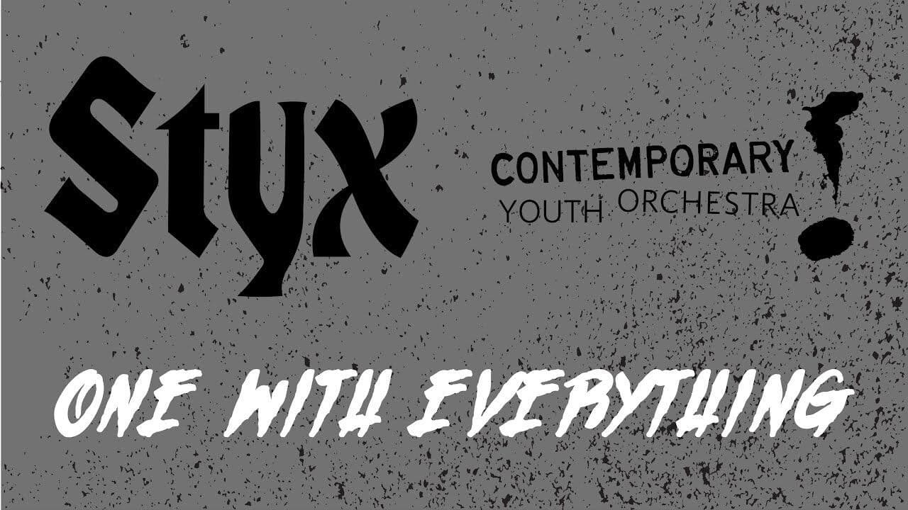Poster backdrop for Styx and the Contemporary Youth Orchestra of Cleveland - One with Everything