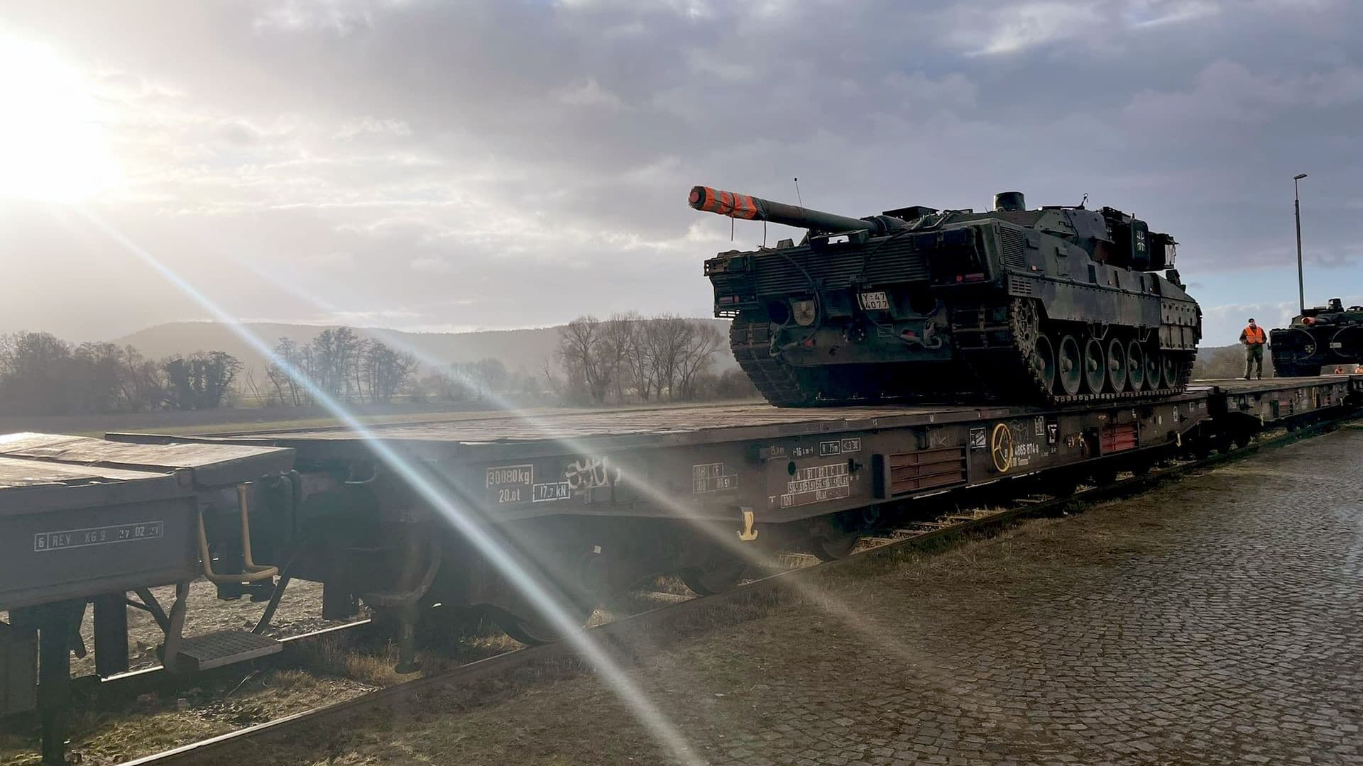 Poster backdrop for Putin, NATO, and Europe