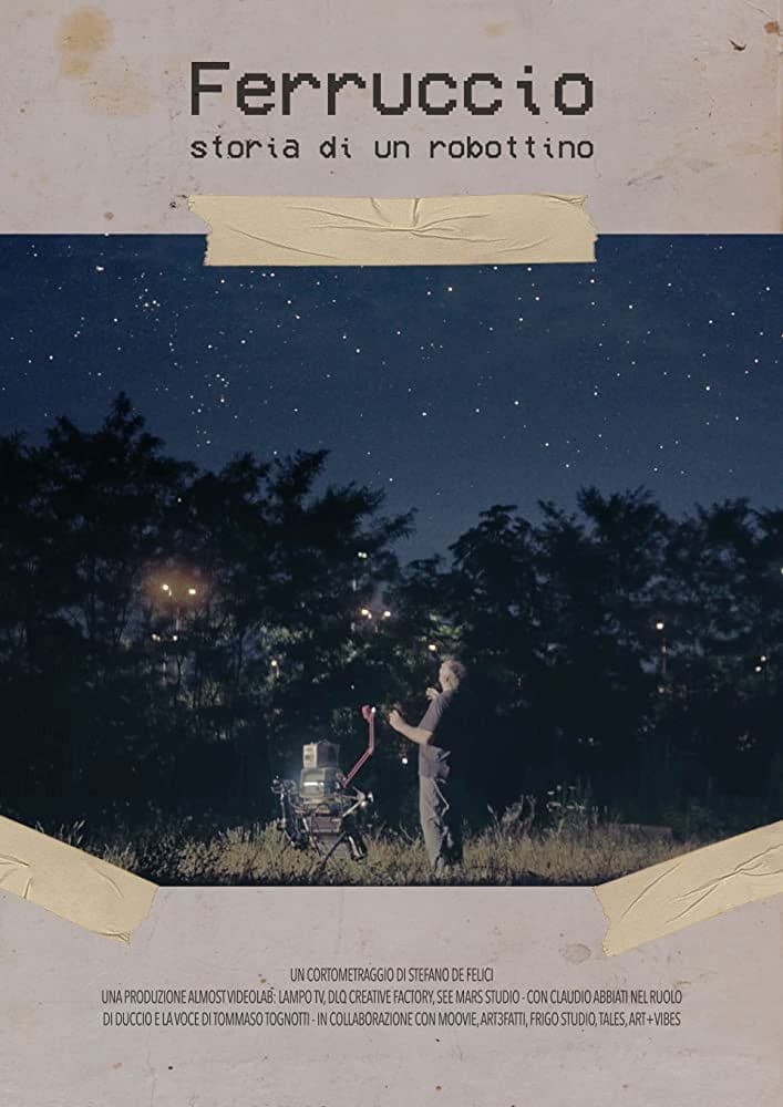 Poster backdrop for Ferruccio - story of a (little) robot