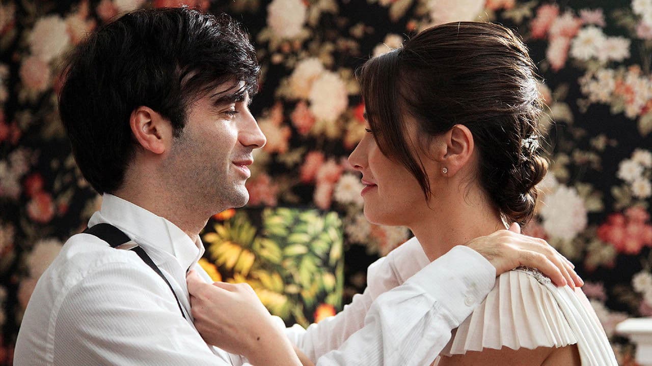 Poster backdrop for My First Wedding