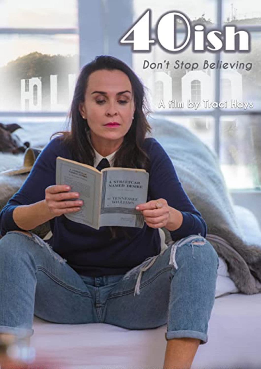 Poster backdrop for 40ish