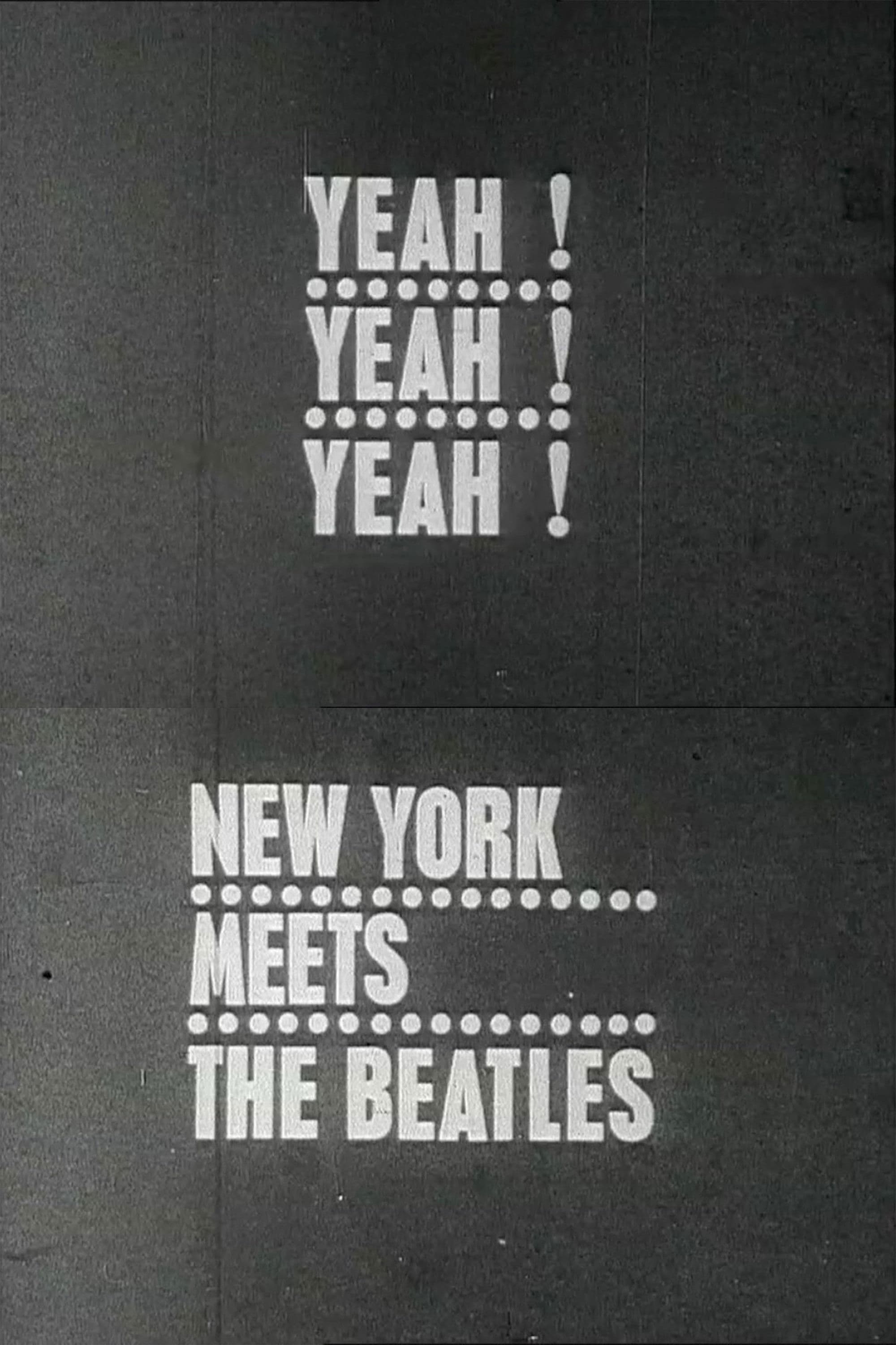 Poster backdrop for Yeah! Yeah! Yeah! The Beatles in New York