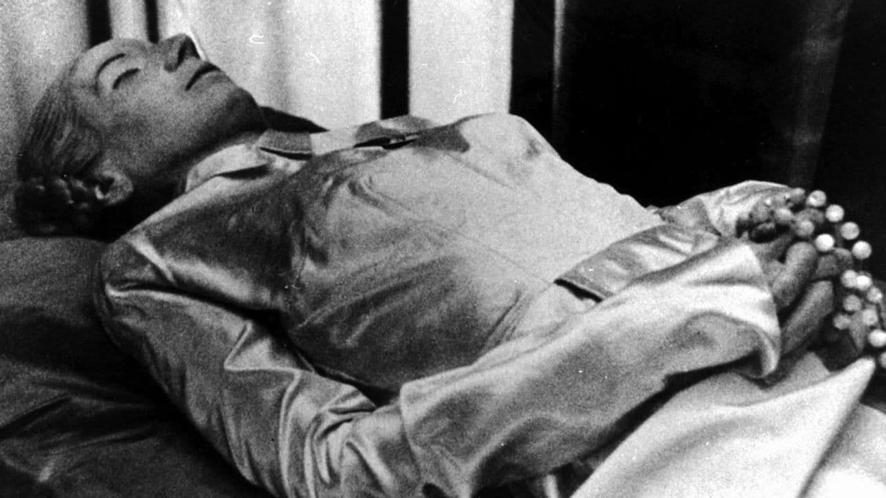 Poster backdrop for Evita: A Grave Without Peace