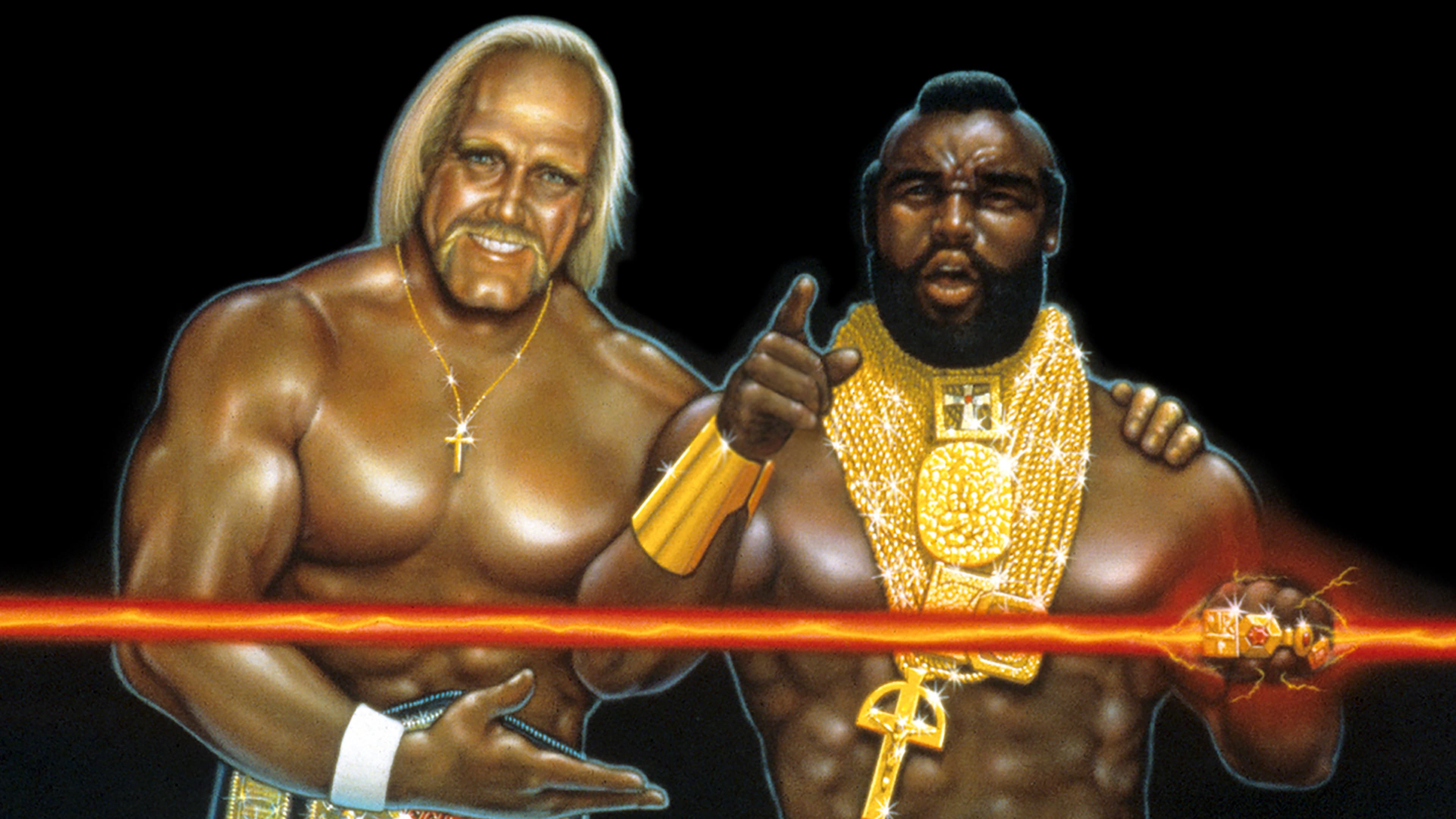 Poster backdrop for WrestleMania