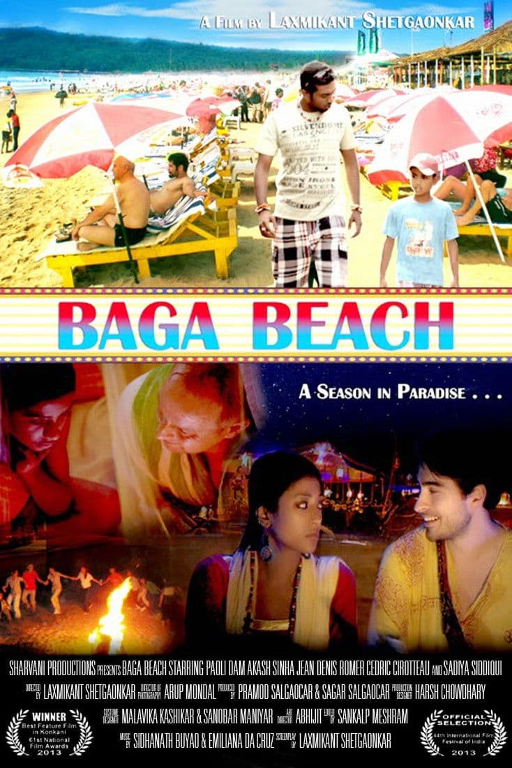 Poster backdrop for Baga Beach
