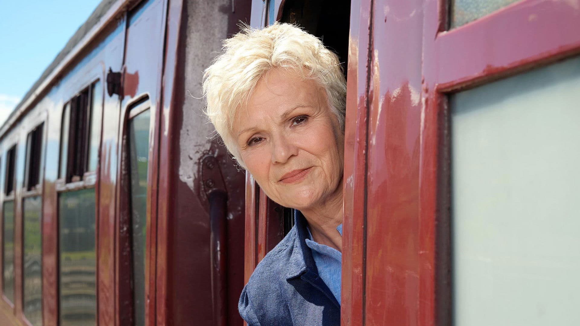 Poster backdrop for Coastal Railways with Julie Walters