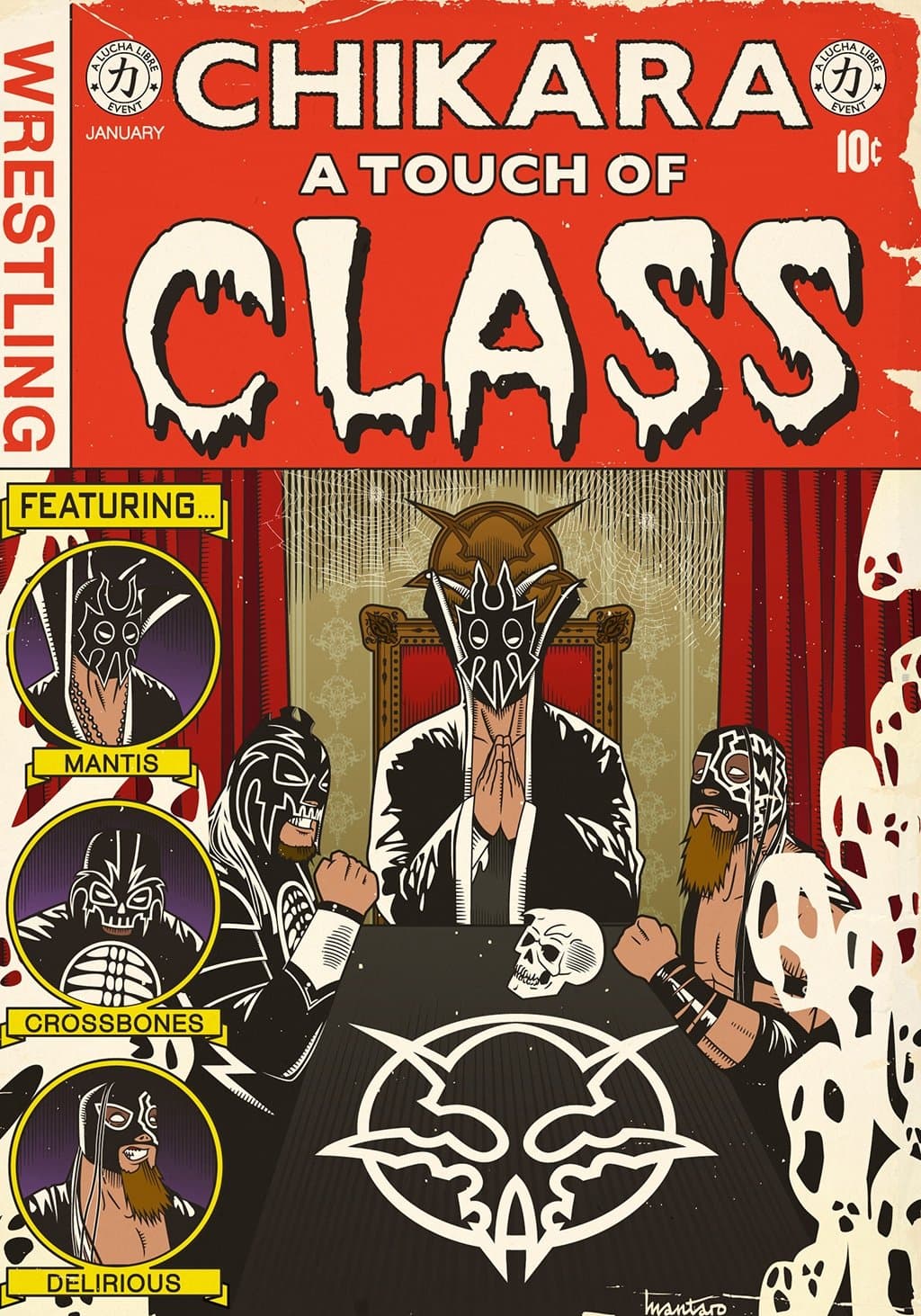 Poster backdrop for CHIKARA A Touch of Class