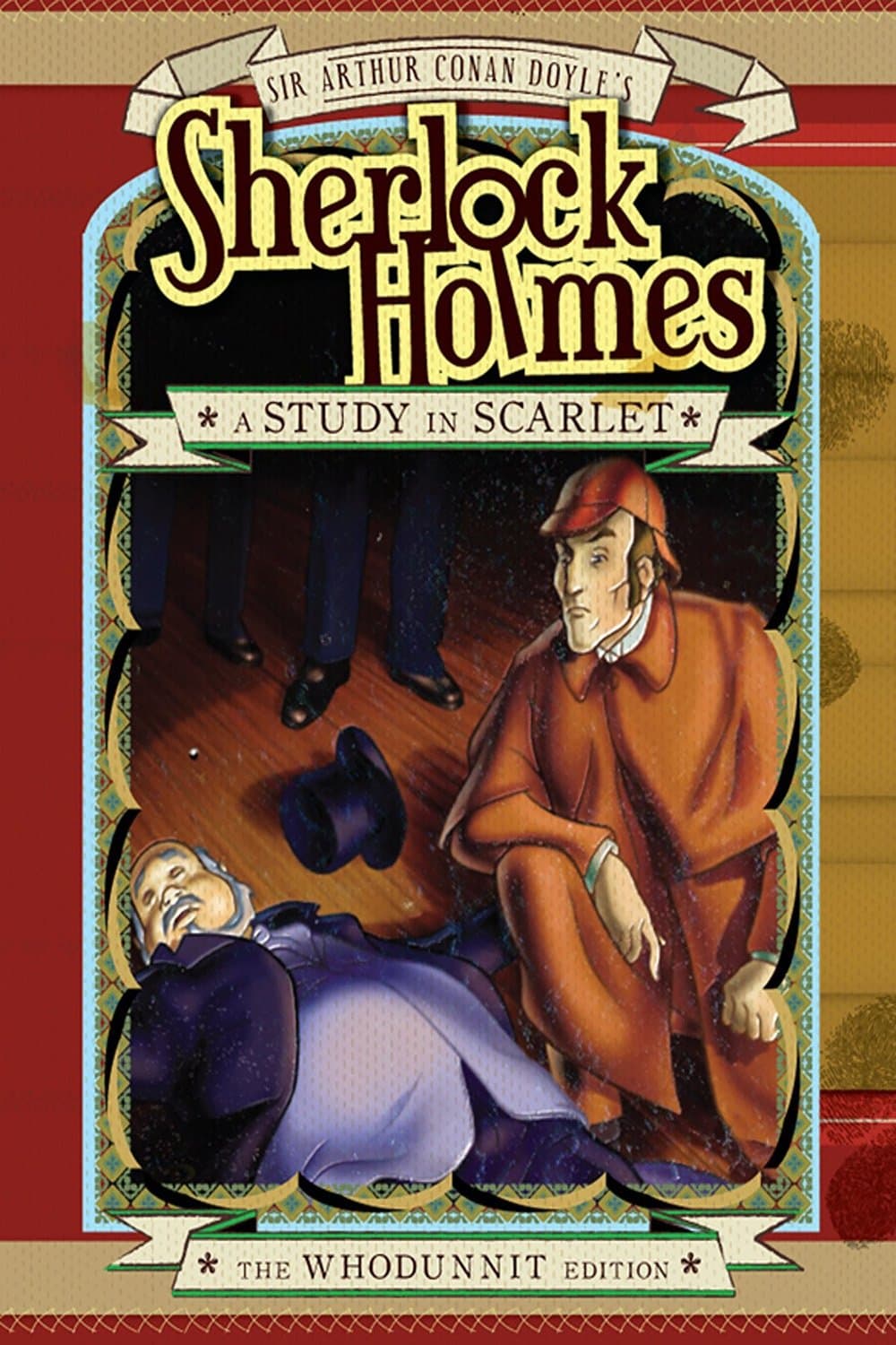 Poster backdrop for Sherlock Holmes and a Study in Scarlet