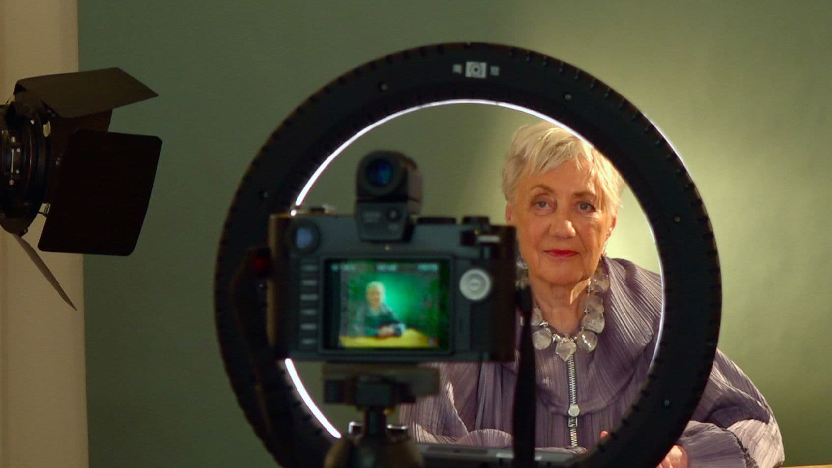 Poster backdrop for Helke Sander: Cleaning House