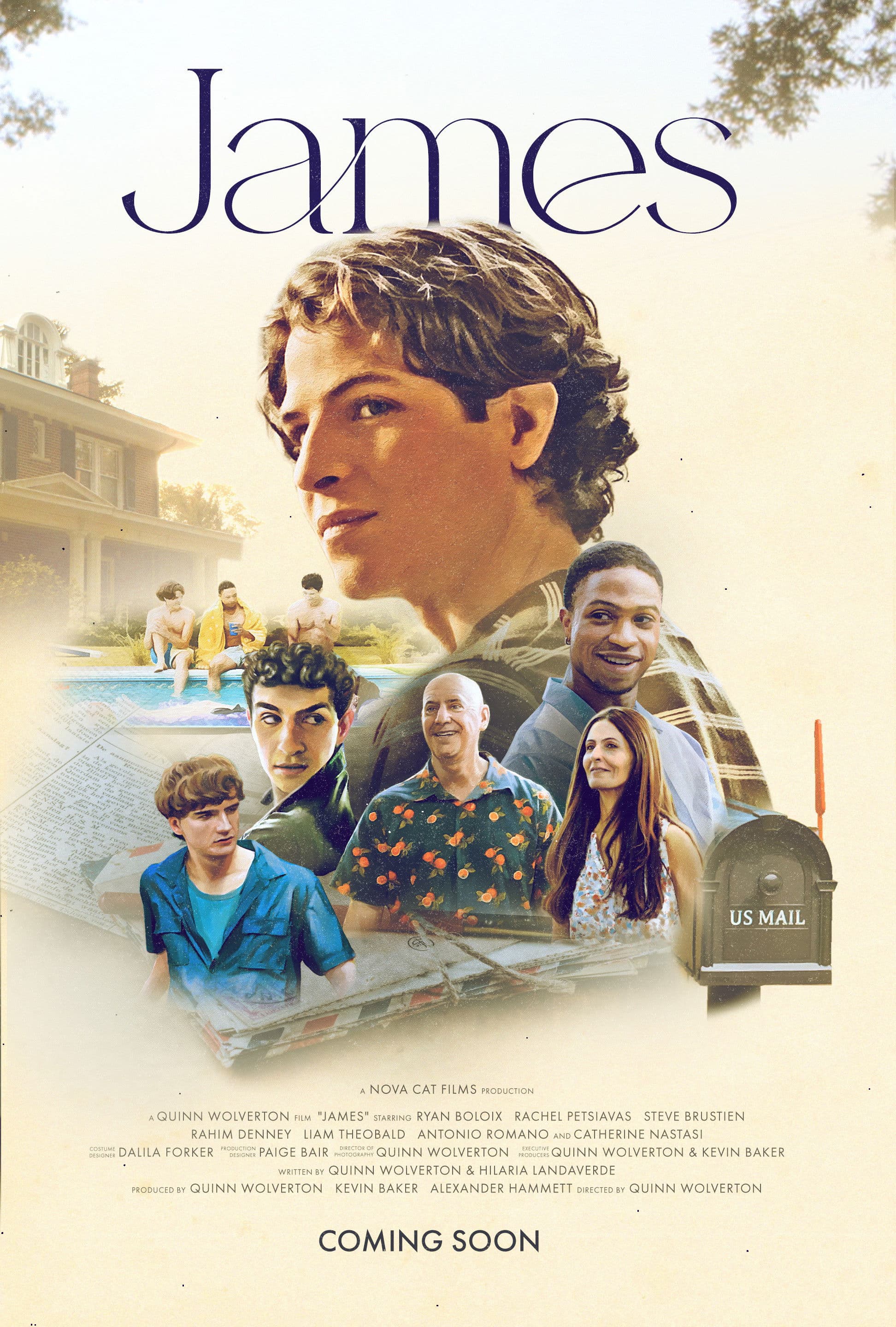 Poster backdrop for James