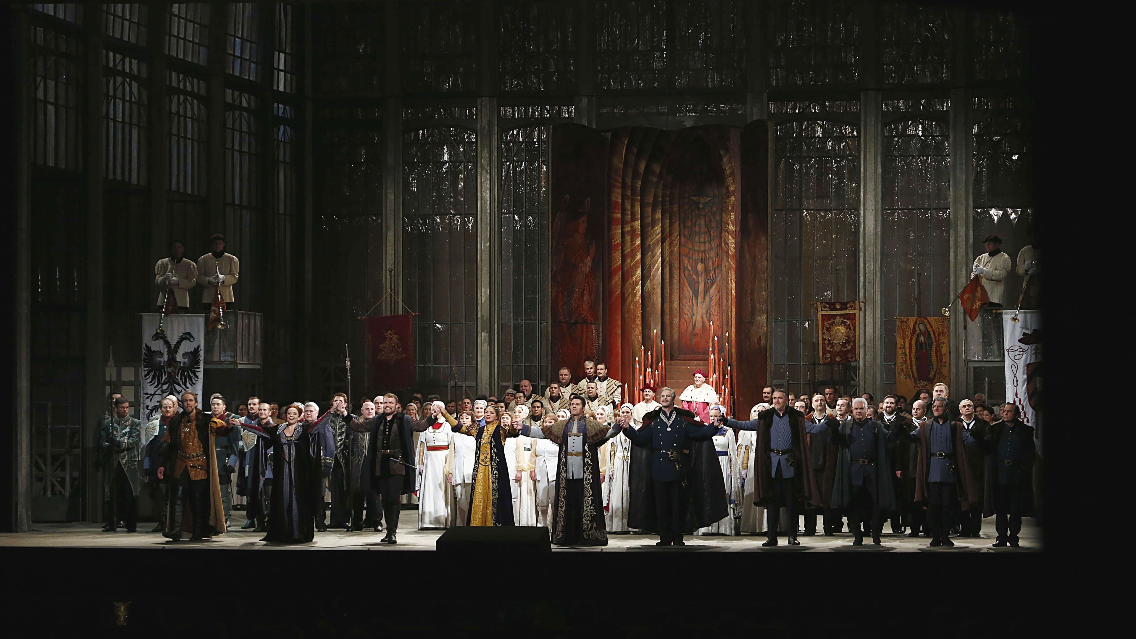 Poster backdrop for Richard Wagner - Lohengrin