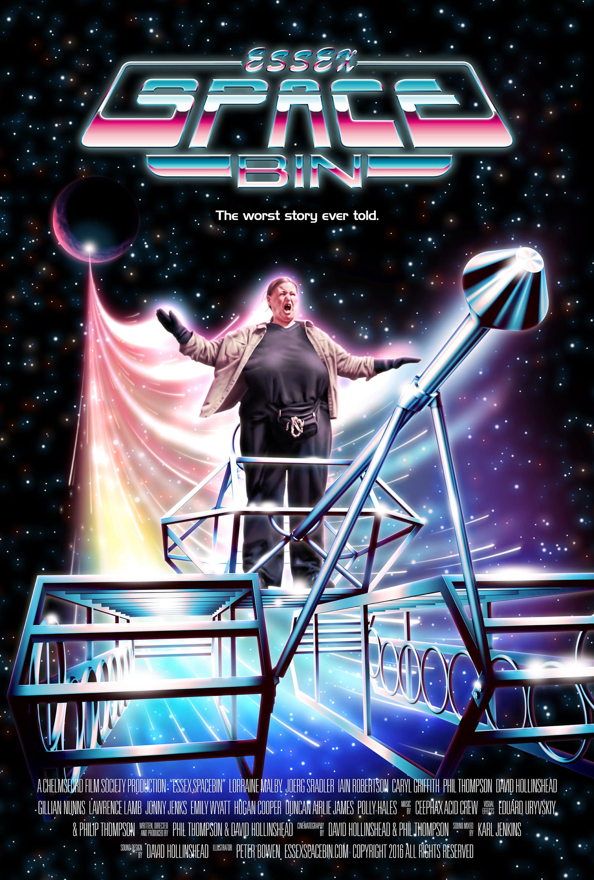 Poster backdrop for Essex Spacebin