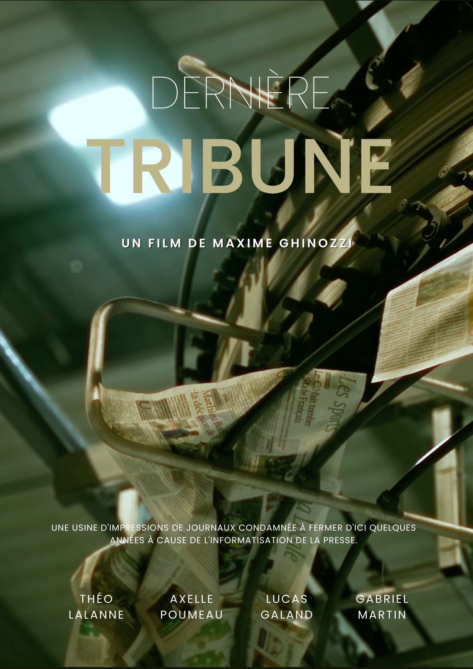 Poster backdrop for Dernière Tribune