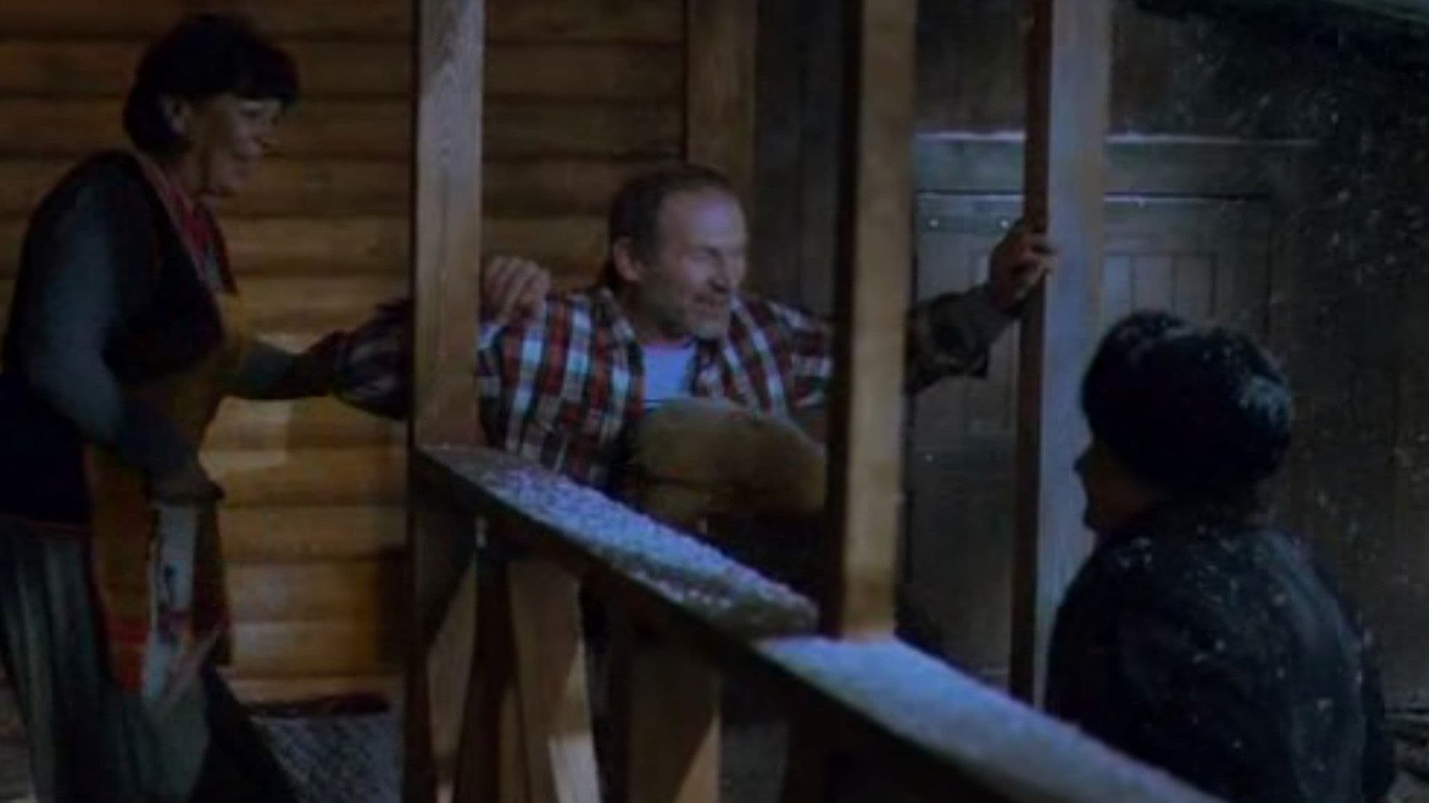 Poster backdrop for New Year's In-Laws