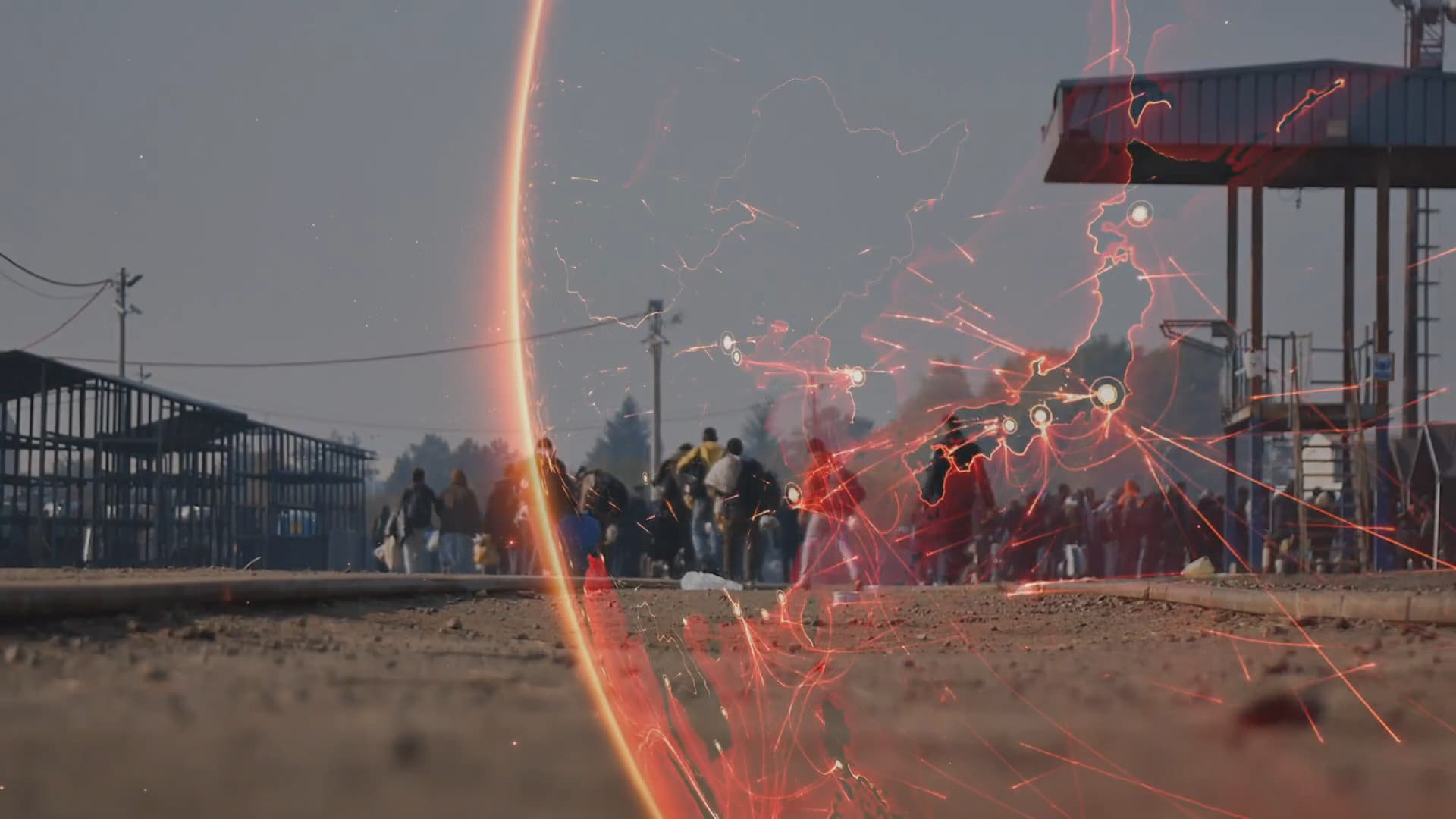 Poster backdrop for MyBorder's JOYFence