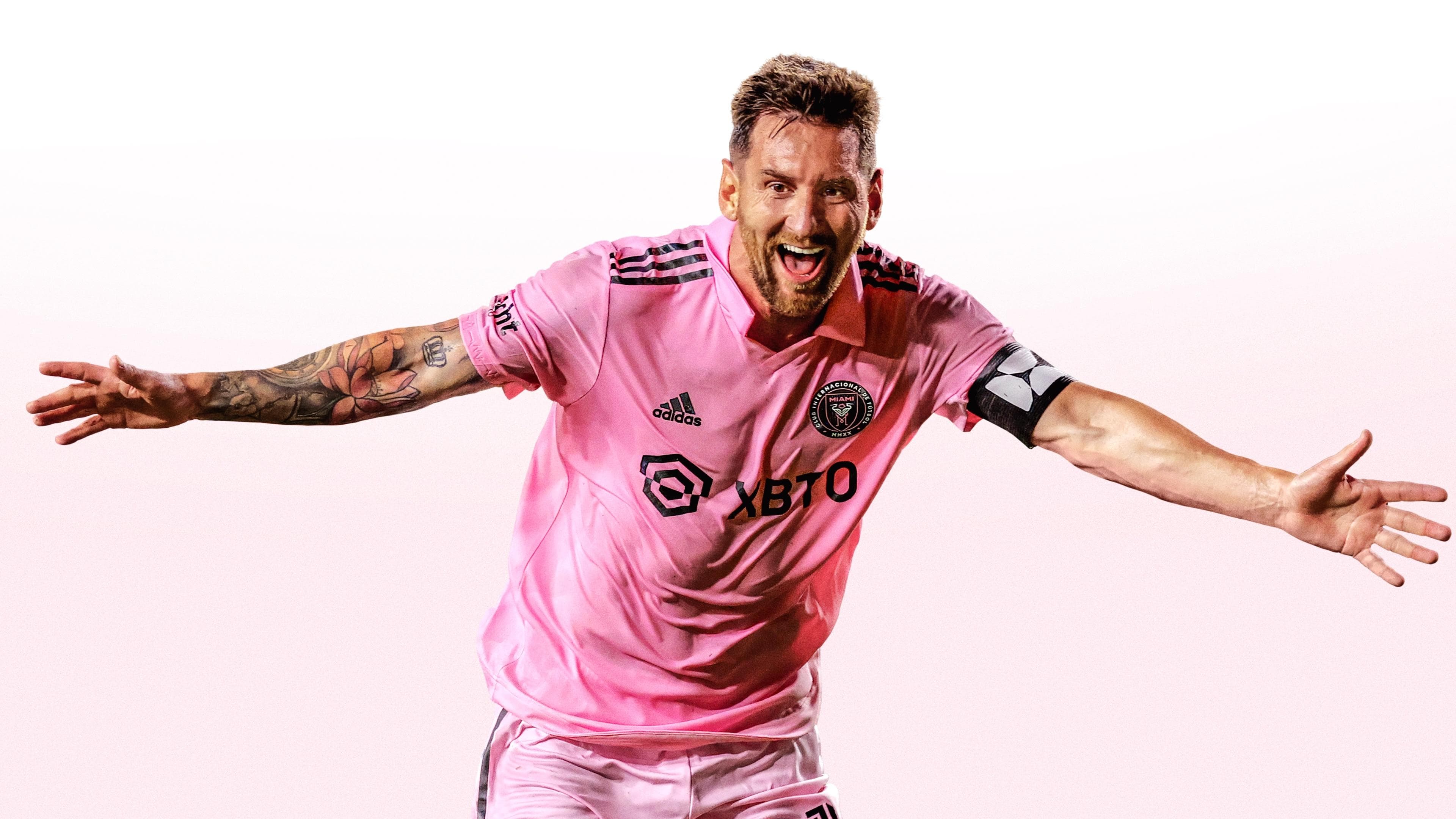 Poster backdrop for Messi Meets America