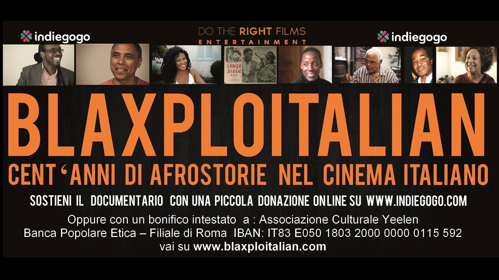 Poster backdrop for Blaxploitalian: 100 Years of Blackness in Italian Cinema