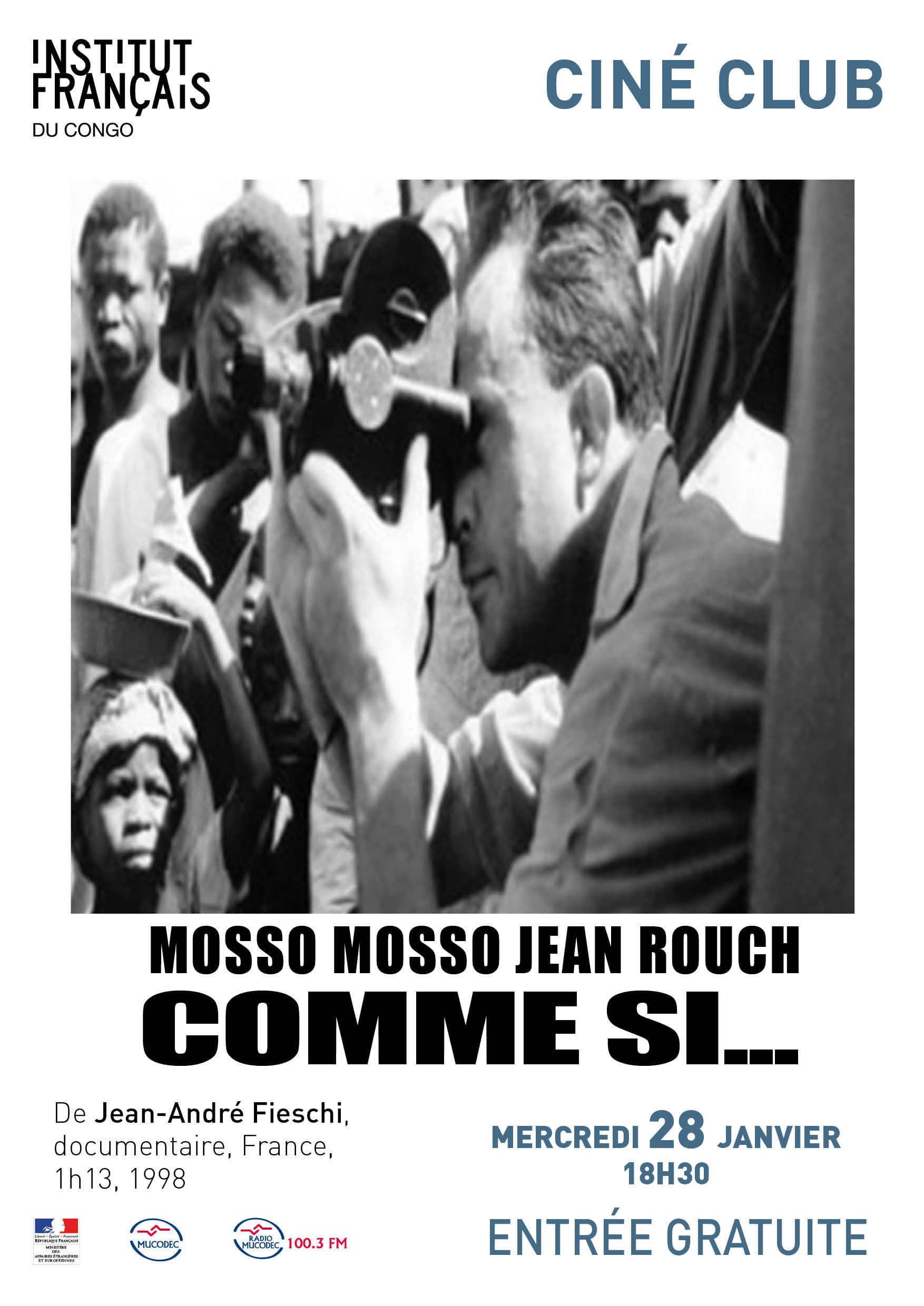Poster backdrop for Cinéma, de notre temps: Mosso, mosso (Jean Rouch comme si...)