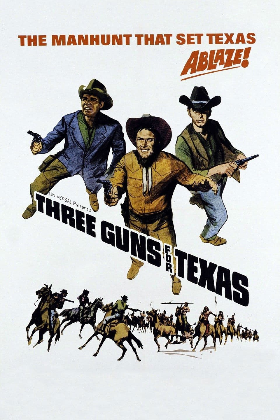 Poster backdrop for Three Guns for Texas