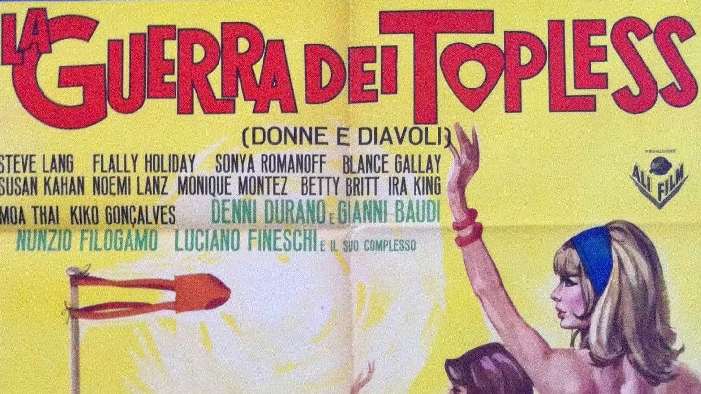 Poster backdrop for La guerra dei topless - Donne e diavoli