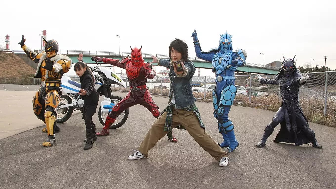 Poster backdrop for Kamen Rider Den-O & Kiva: Climax Deka