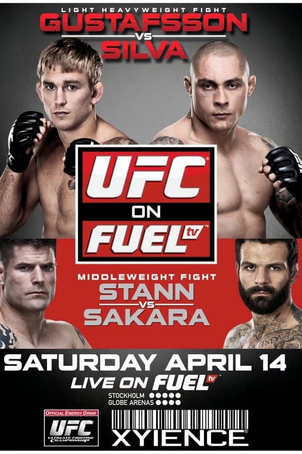 Poster backdrop for UFC on Fuel TV 2: Gustafsson vs. Silva