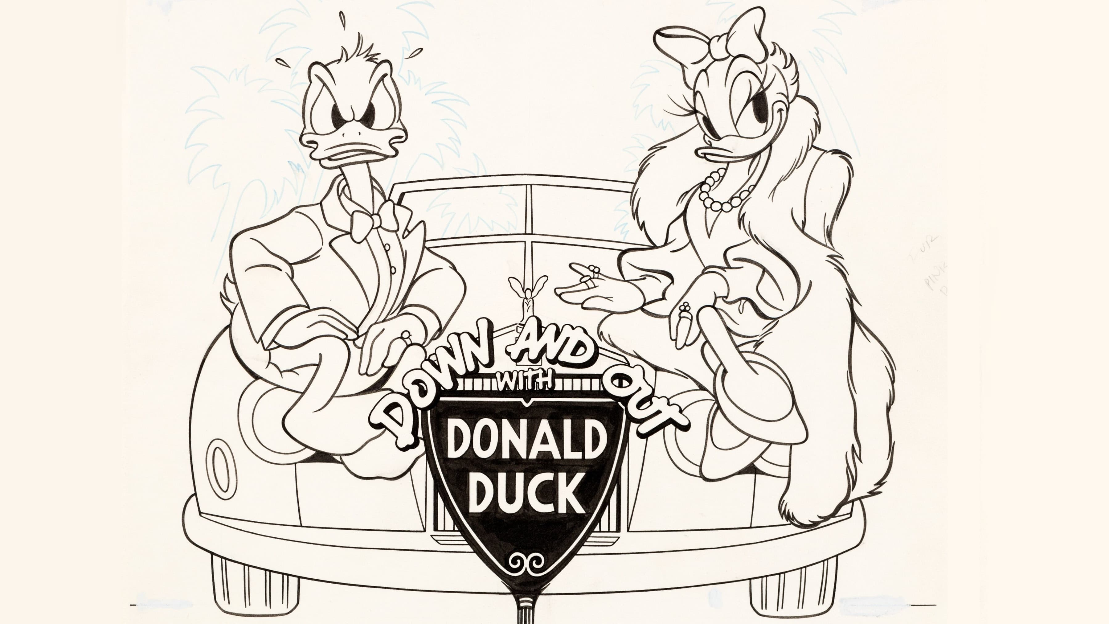 Poster backdrop for Down and Out with Donald Duck