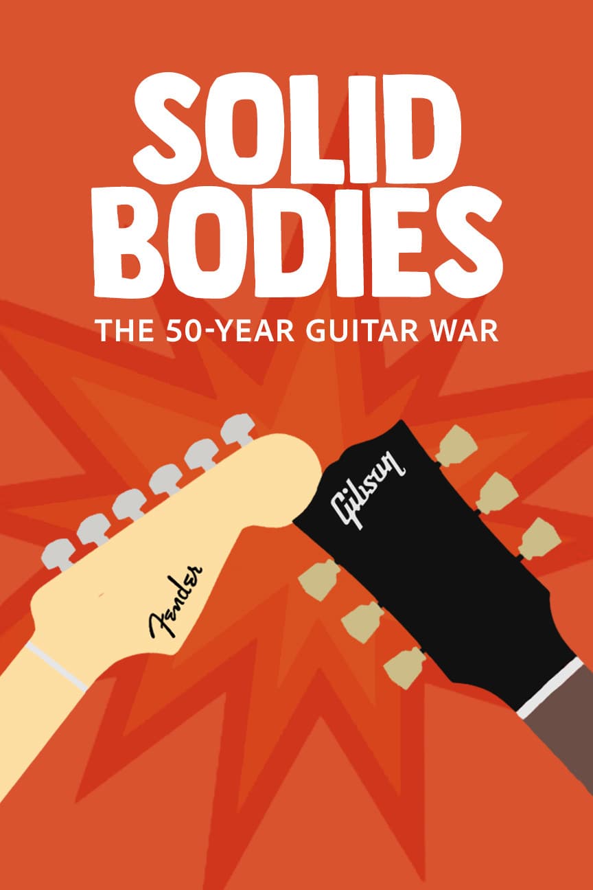 Poster backdrop for Solidbodies: The 50 Year Guitar War