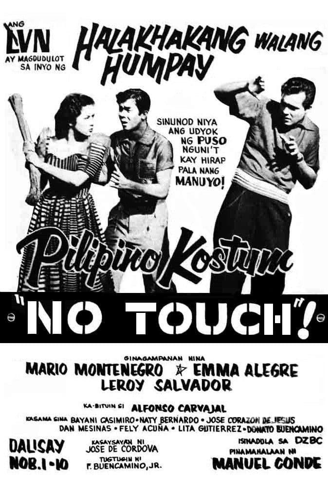Poster backdrop for Pilipino Kostum No Touch!