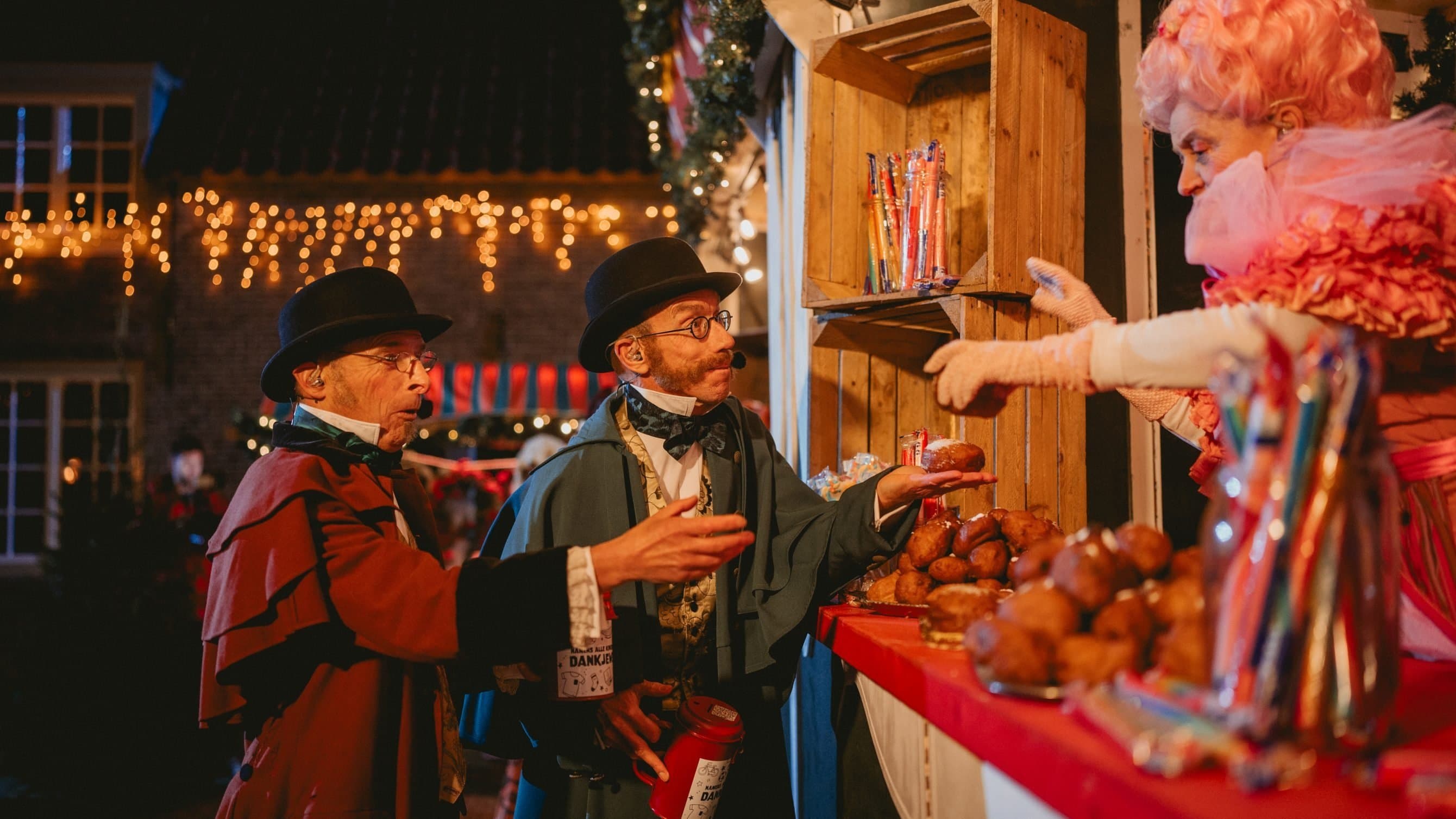 Poster backdrop for Scrooge Live 2024