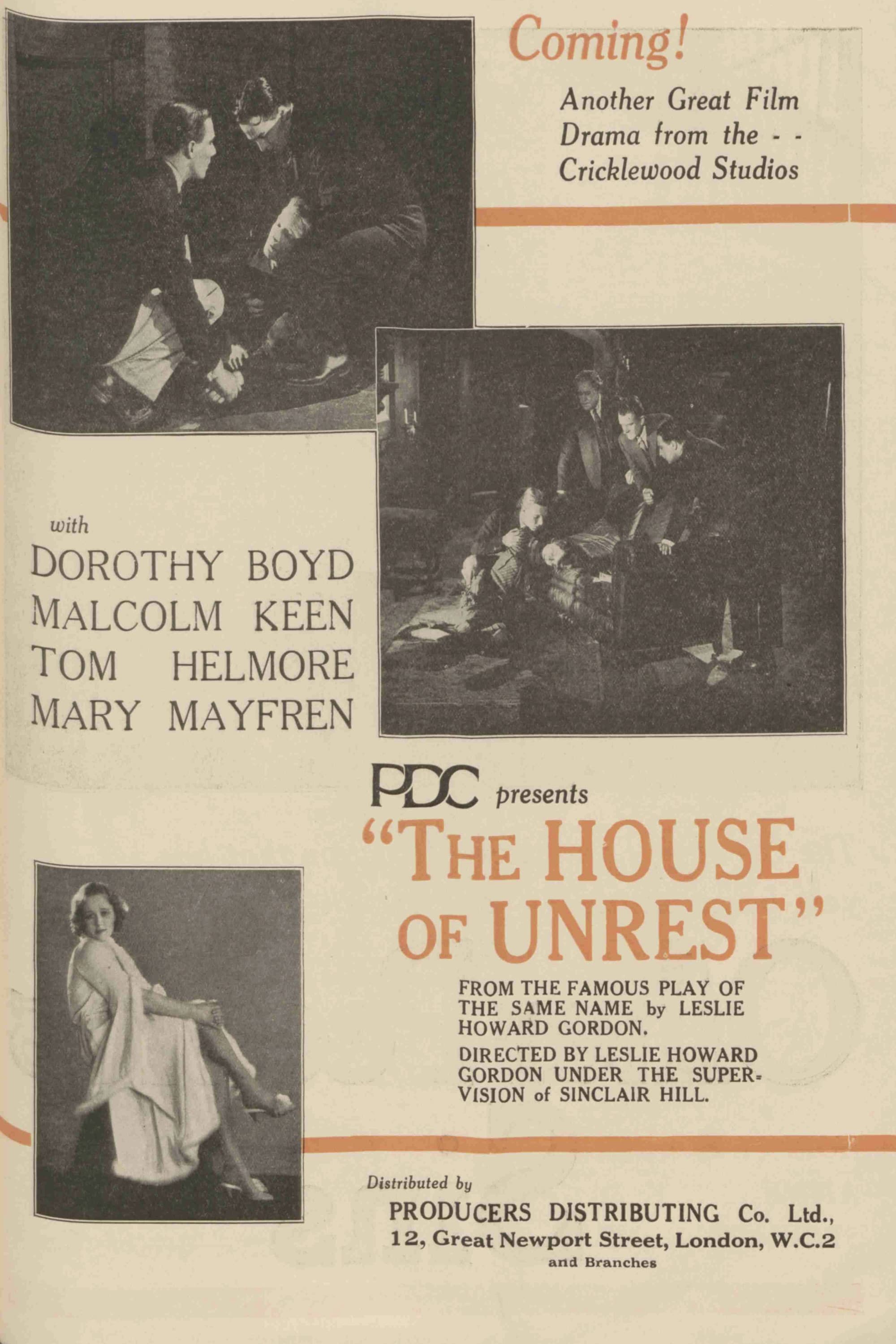 Poster backdrop for The House of Unrest