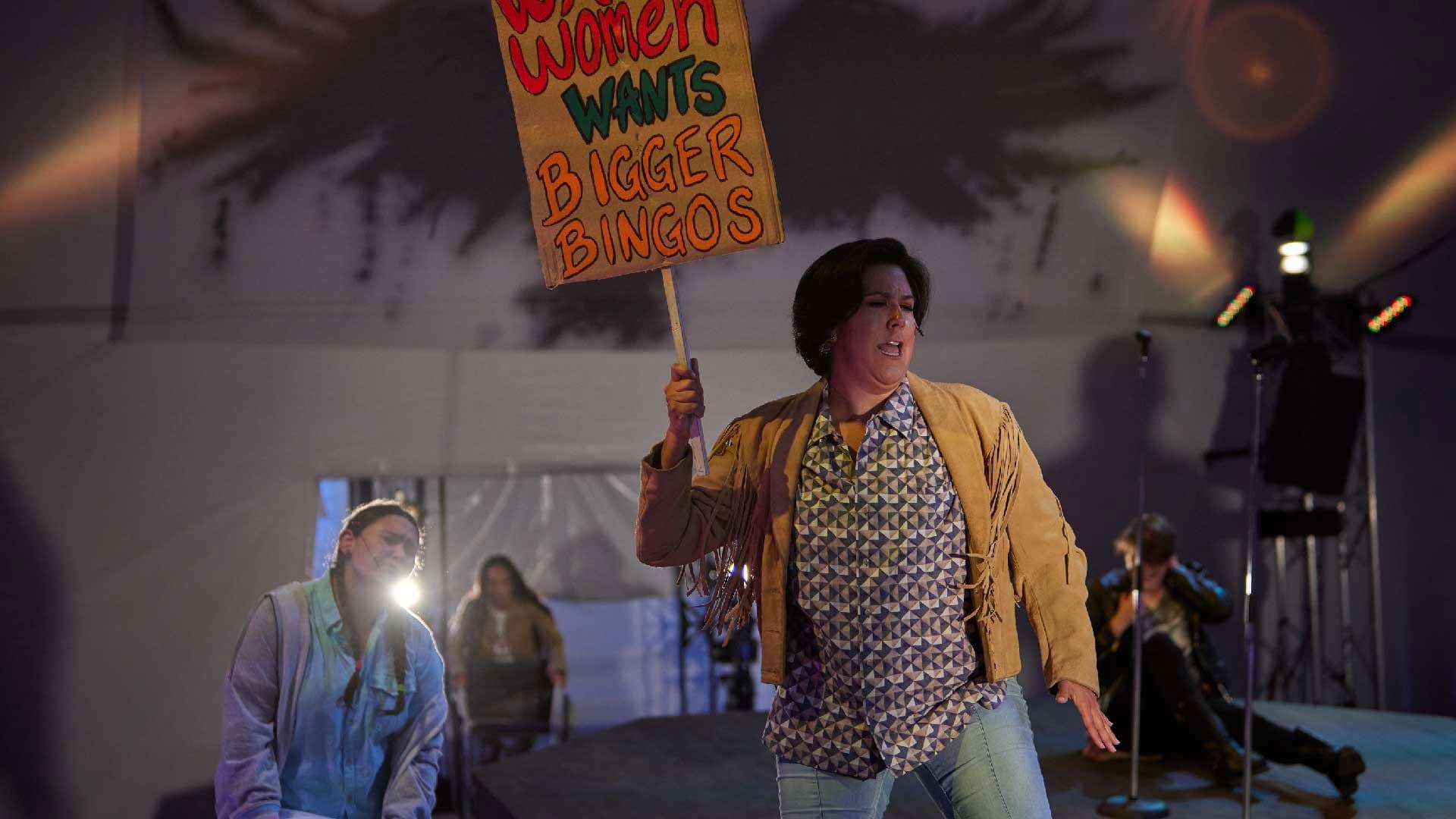 Poster backdrop for The Rez Sisters