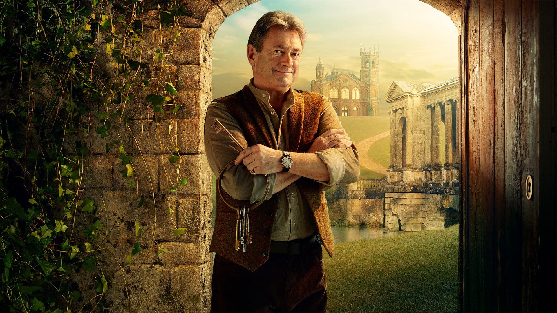 Poster backdrop for Secrets of the National Trust with Alan Titchmarsh
