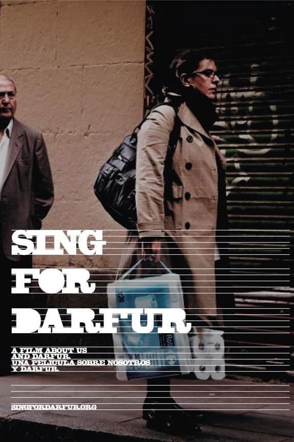 Poster backdrop for Sing for Darfur