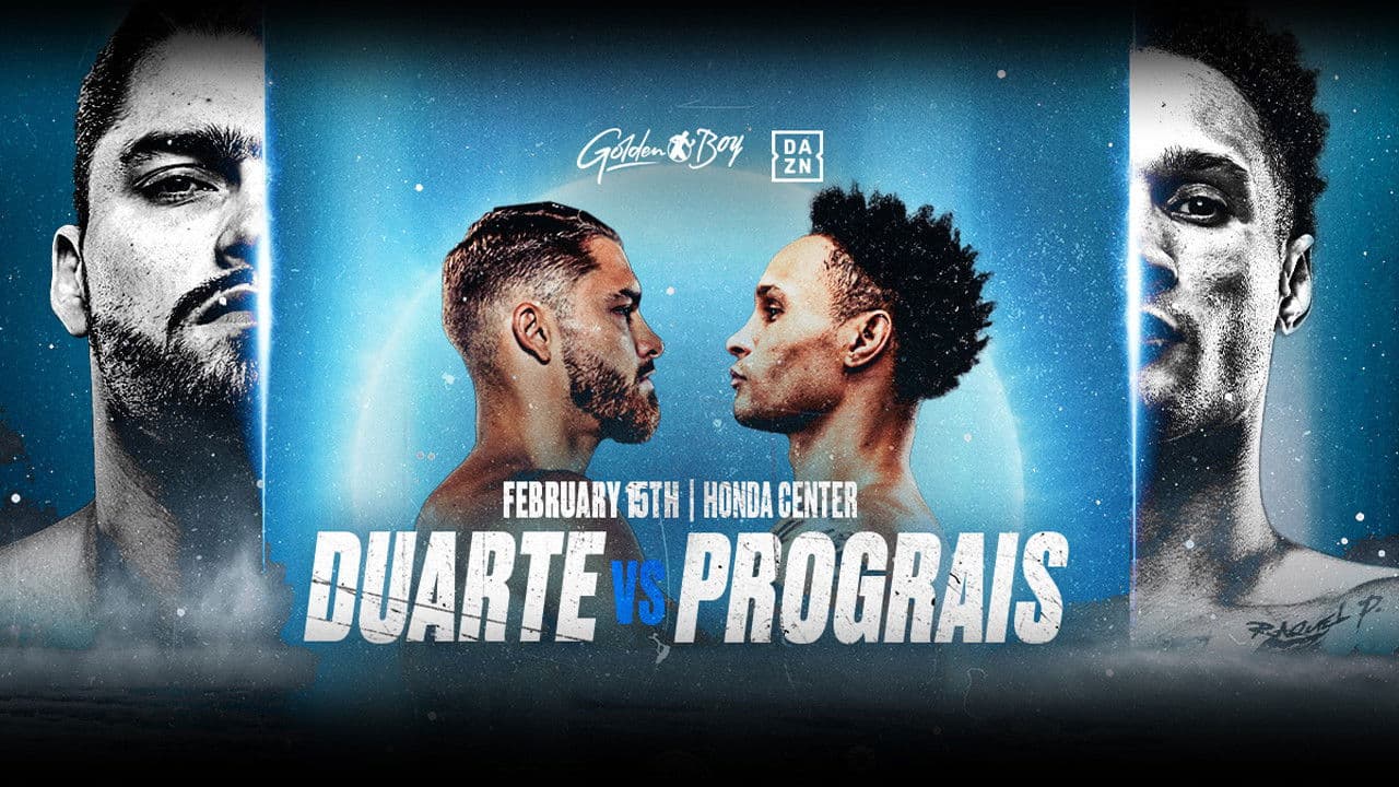 Poster backdrop for Oscar Duarte vs. 	Miguel Madueno