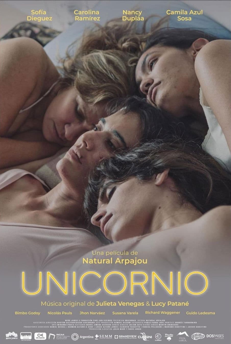 Poster backdrop for Unicornio