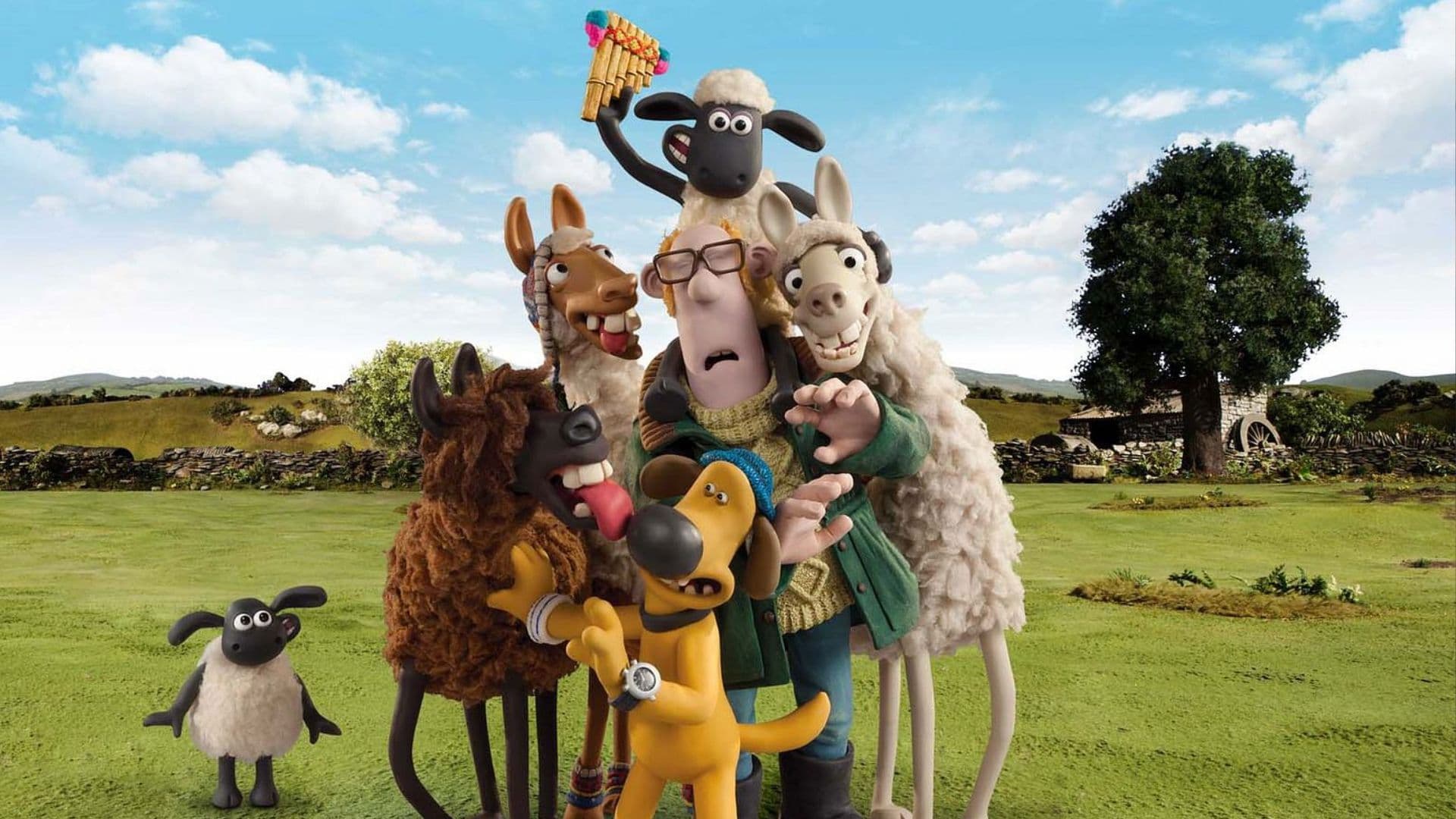 Poster backdrop for Shaun le mouton, la ferme en folie