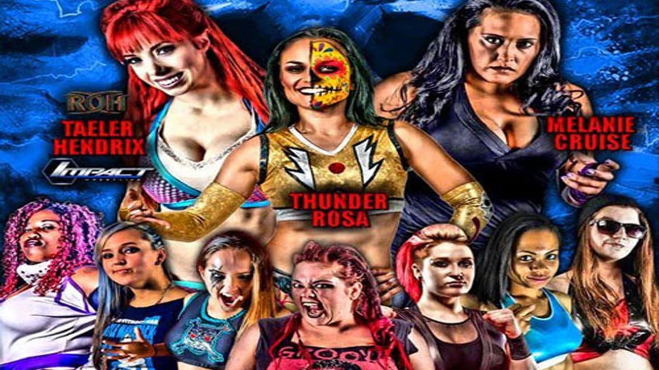 Poster backdrop for Girl Fight Wrestling 11
