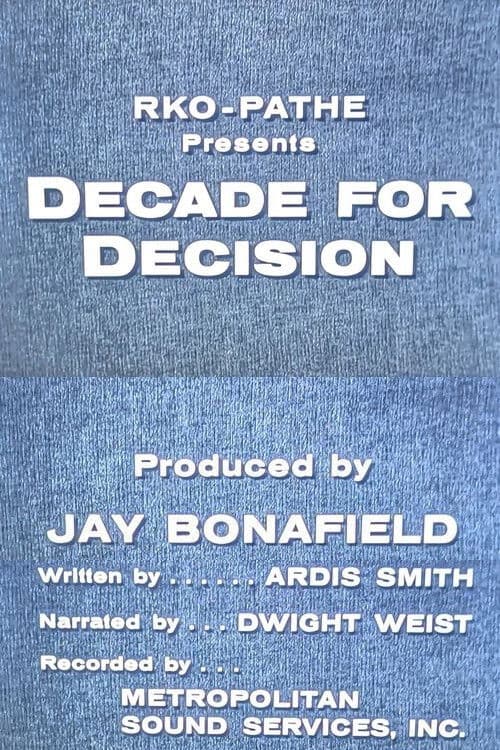 Poster backdrop for Decade for Decision