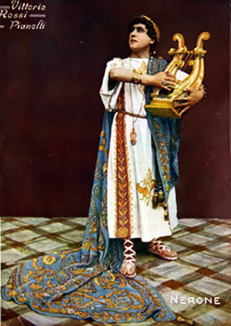 Poster backdrop for Nero and Agrippina