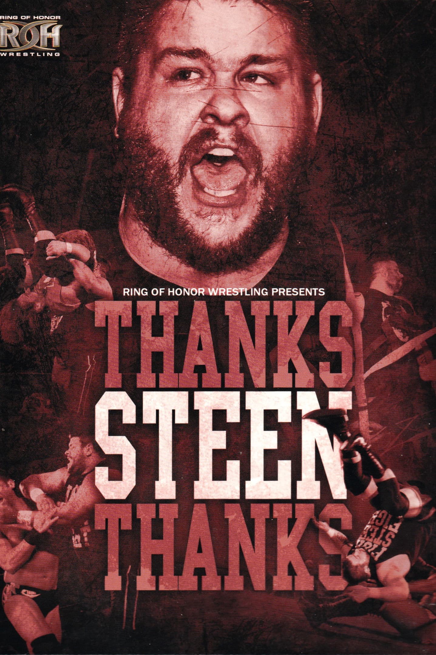 Poster backdrop for ROH: Thanks Steen Thanks